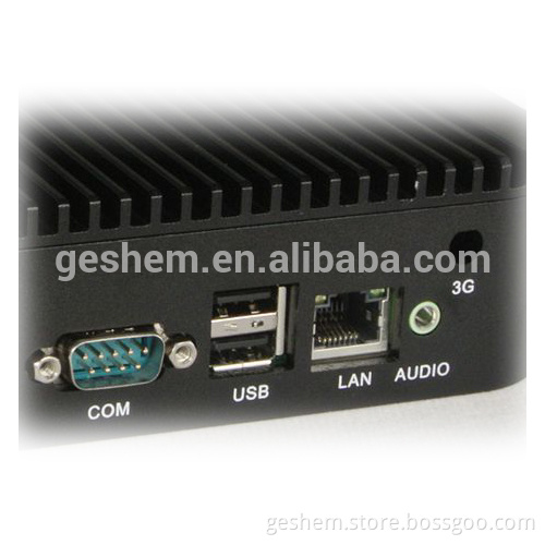 Desktop Type embedded computer Support all sizes LCD monitor Type fanless mini pc